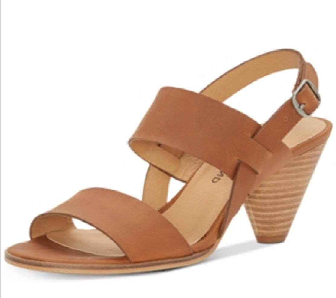 Sandálias femininas Lucky Brand Vanessa marrom tamanho 9,5M