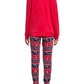 Conjunto de pijama feminino Muk Luks tamanho G