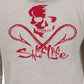 Moletom com capuz masculino Salt Life Skull and Hooks Bege, tamanho médio