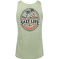Regata masculina Salt Life Island Hammock verde tamanho médio