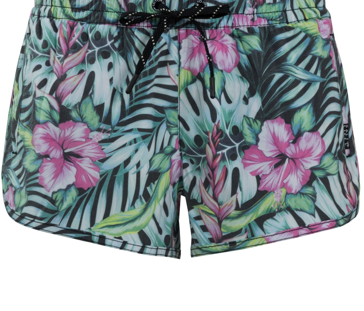 Shorts de vôlei havaiano feminino Salt Life, preto, tamanho extragrande