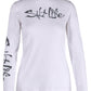 Camiseta Salt Life Titan Performance Feminina Branca Tamanho X-G