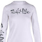 Camiseta Salt Life Titan Performance Feminina Branca Tamanho X-G