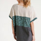Umgee - Dalmatian Color Block Top