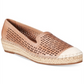 Bella Vita Channing Cap Toe Espadrille Flats Feminino Marrom Tamanho 6,5 M