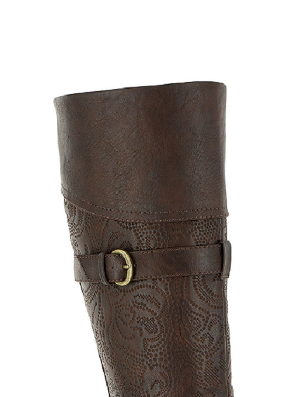 Bota feminina Kelsa Tall Easy Street, marrom, tamanho 8