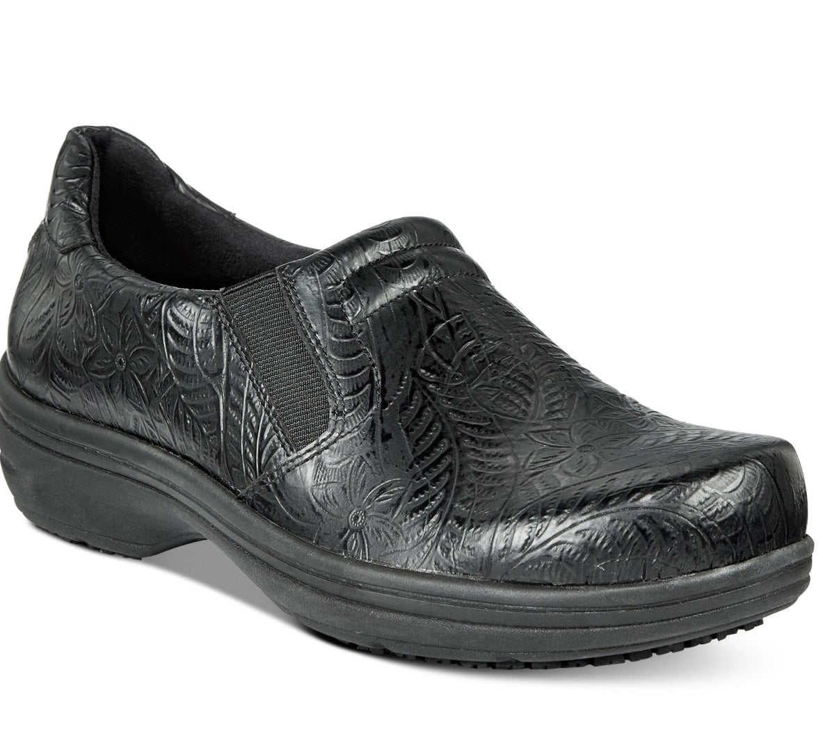 Easy Street Bind Slip On Clogs Femininos Preto Tamanho 7 M