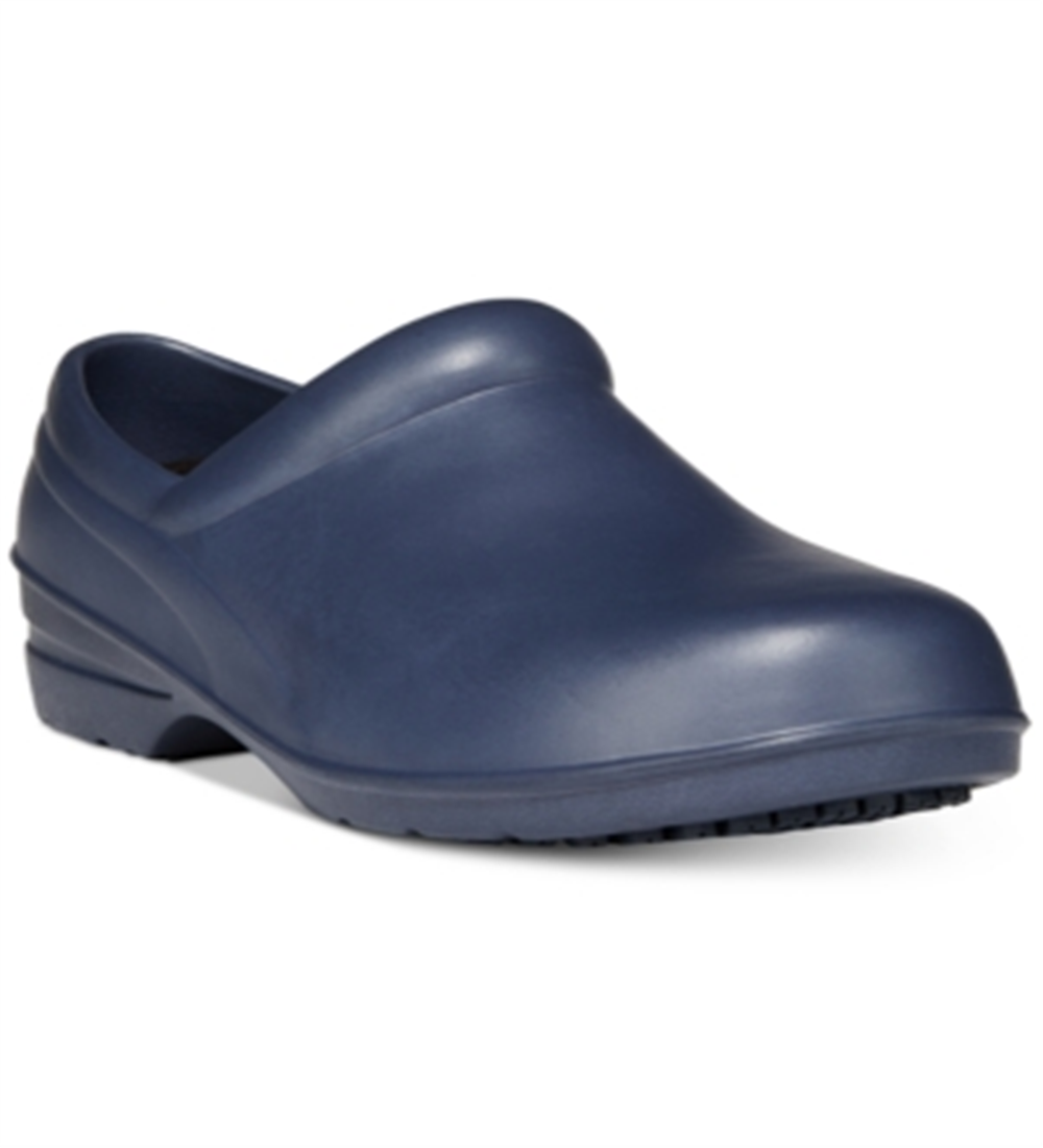 Sapatos de trabalho antiderrapantes Easy Works para mulheres, tamanho 9 M, azul