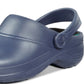 Tamanco de trabalho antiderrapante feminino Easy Street, azul, tamanho 11 M