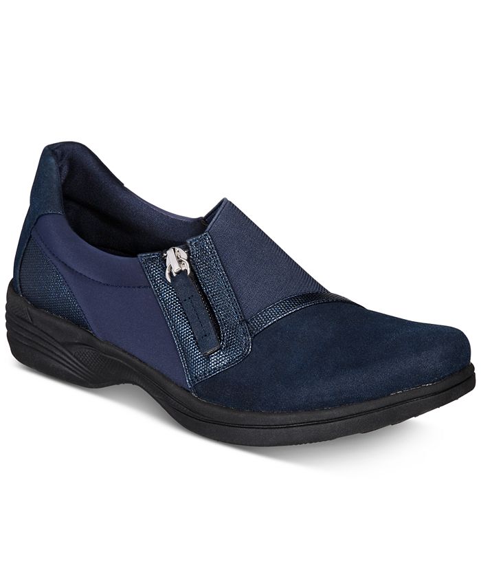 Easy Street Dreamy Comfort Slip On Feminino Azul Tamanho 9,5
