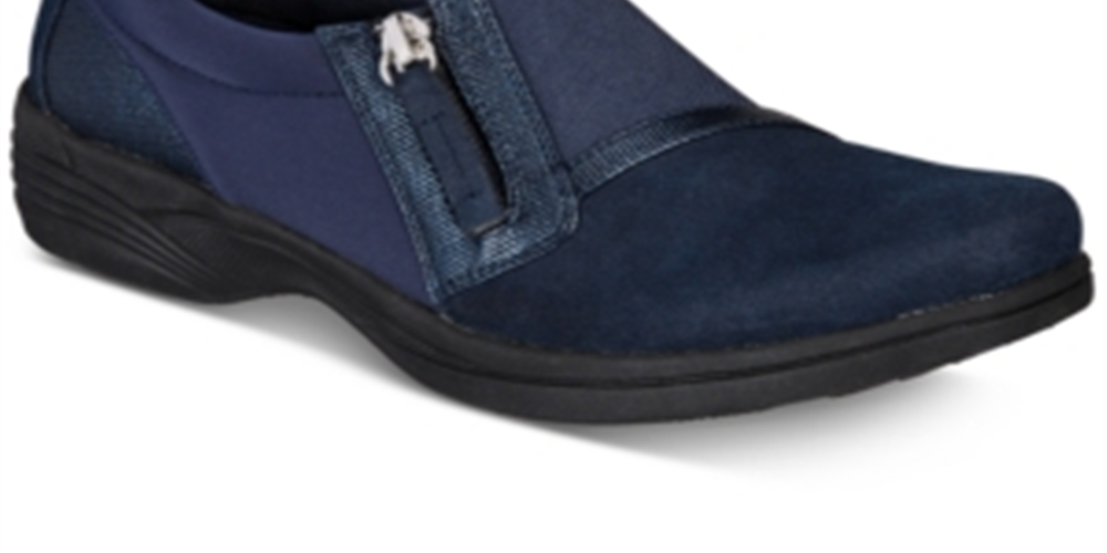 Easy Street Dreamy Comfort Slip On Feminino Azul Tamanho 9,5