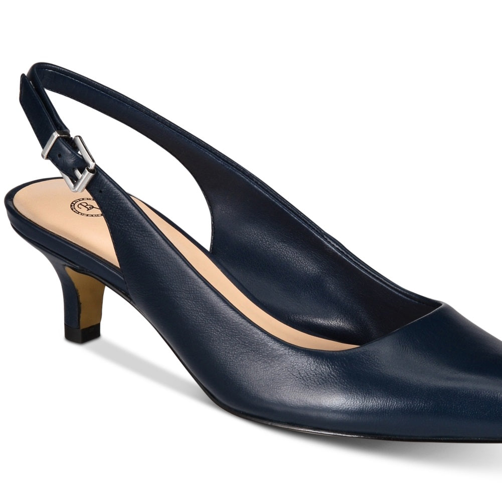 Bella Vita Scarlette Slingback Scarpin Feminino Azul Tamanho 7,5 M