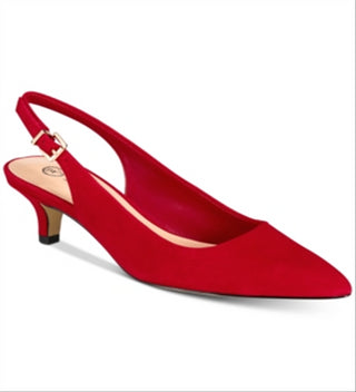 Bella Vita Scarlett Slingback Scarpin Feminino com Salto Gatinho Vermelho Tamanho 9 W