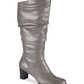 Bota Tessla Slouch Feminina Easy Street Cinza Tamanho 7,5 M