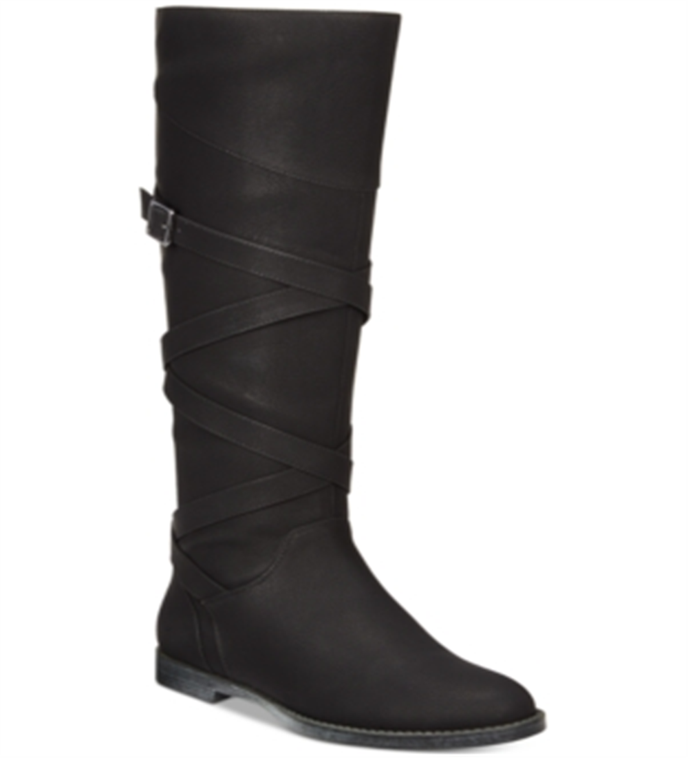 Botas femininas Easy Street Memphis pretas tamanho 8,5 W