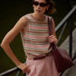 Varley - Deeley Stripe Stitch Tank
