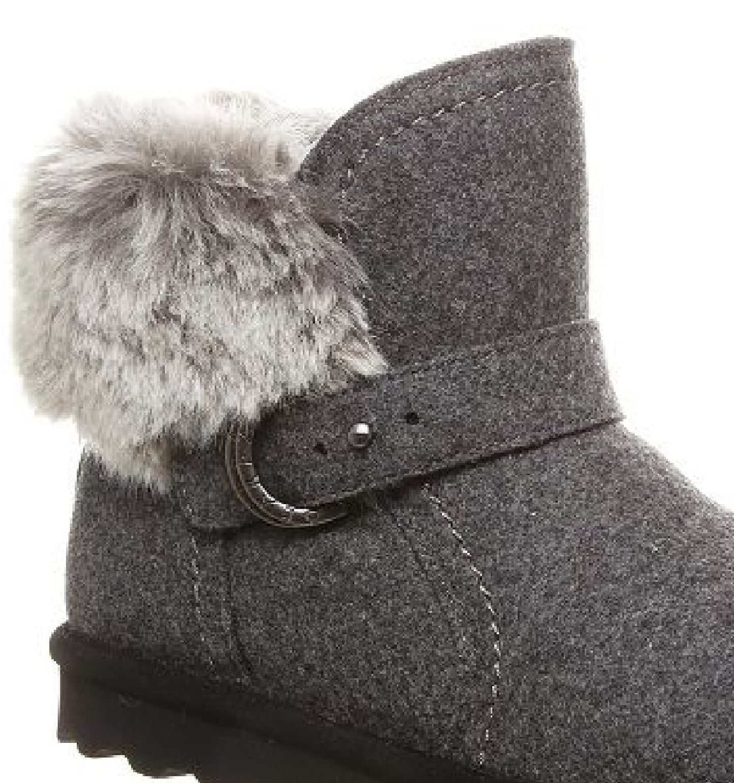 Bota Koko Bearpaw Feminina Cinza Tamanho 9