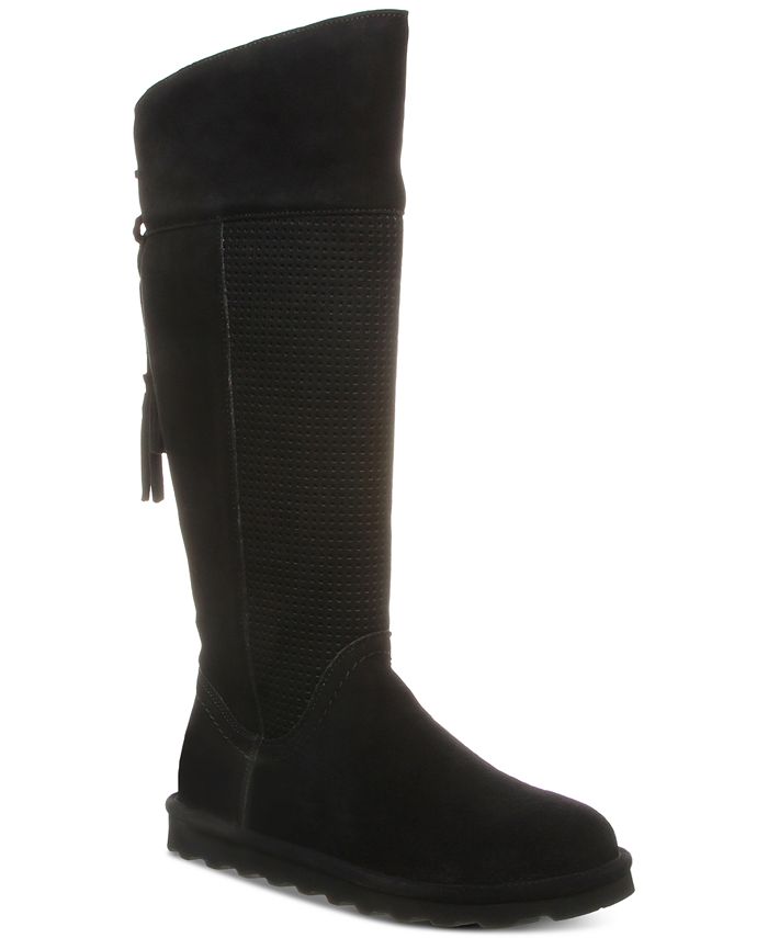 Botas Tracy Femininas Bearpaw, Pretas, Tamanho 9