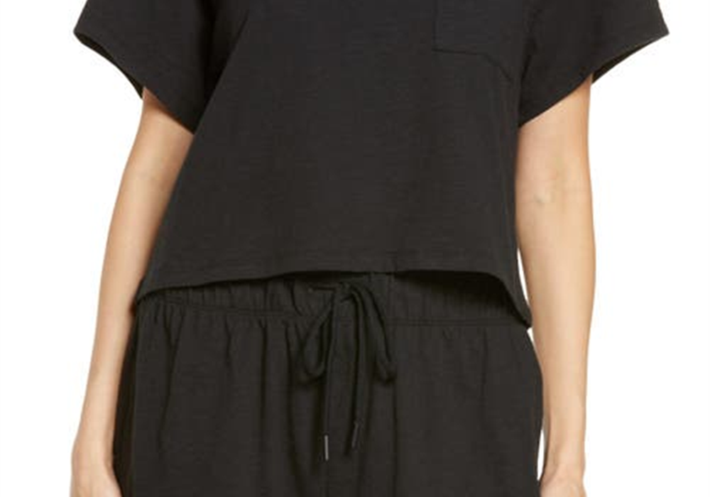 Pijama curto preto Honeydew Intimates tamanho XS