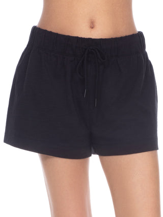 Pijama curto feminino Honeydew Intimates preto off the grid tamanho pequeno