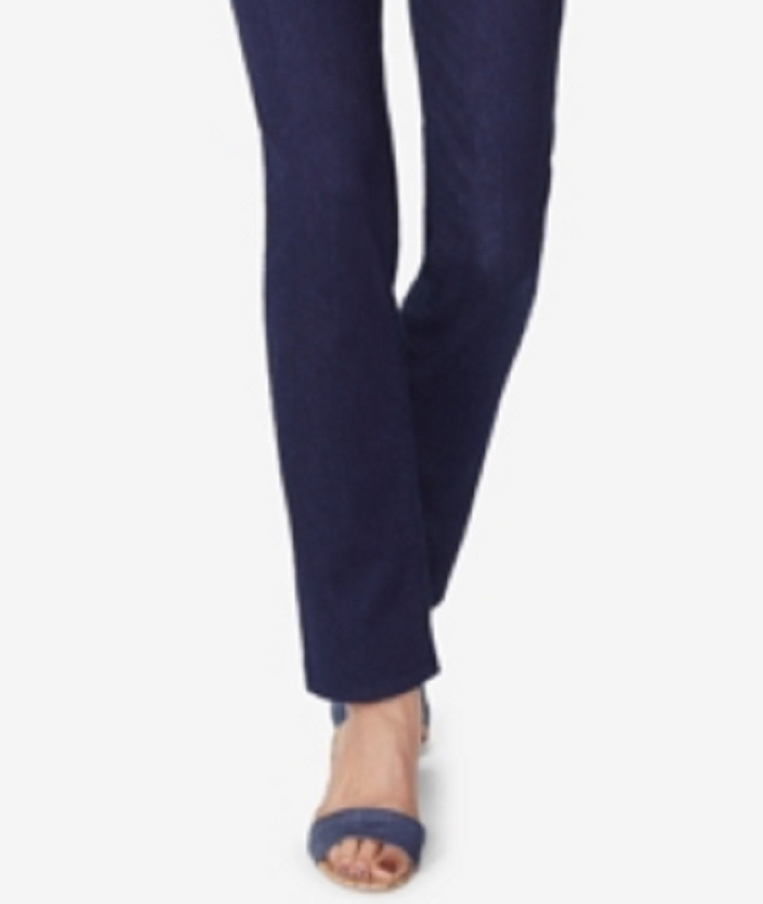 Calça Jeans Slim NYDJ Sheri Tummy Control Feminina Azul Tamanho 6 Petite