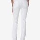 Calça jeans reta elástica Marilyn feminina NYDJ, branca, tamanho 8