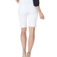 Shorts NYDJ feminino com punho enrolado, branco, tamanho 8
