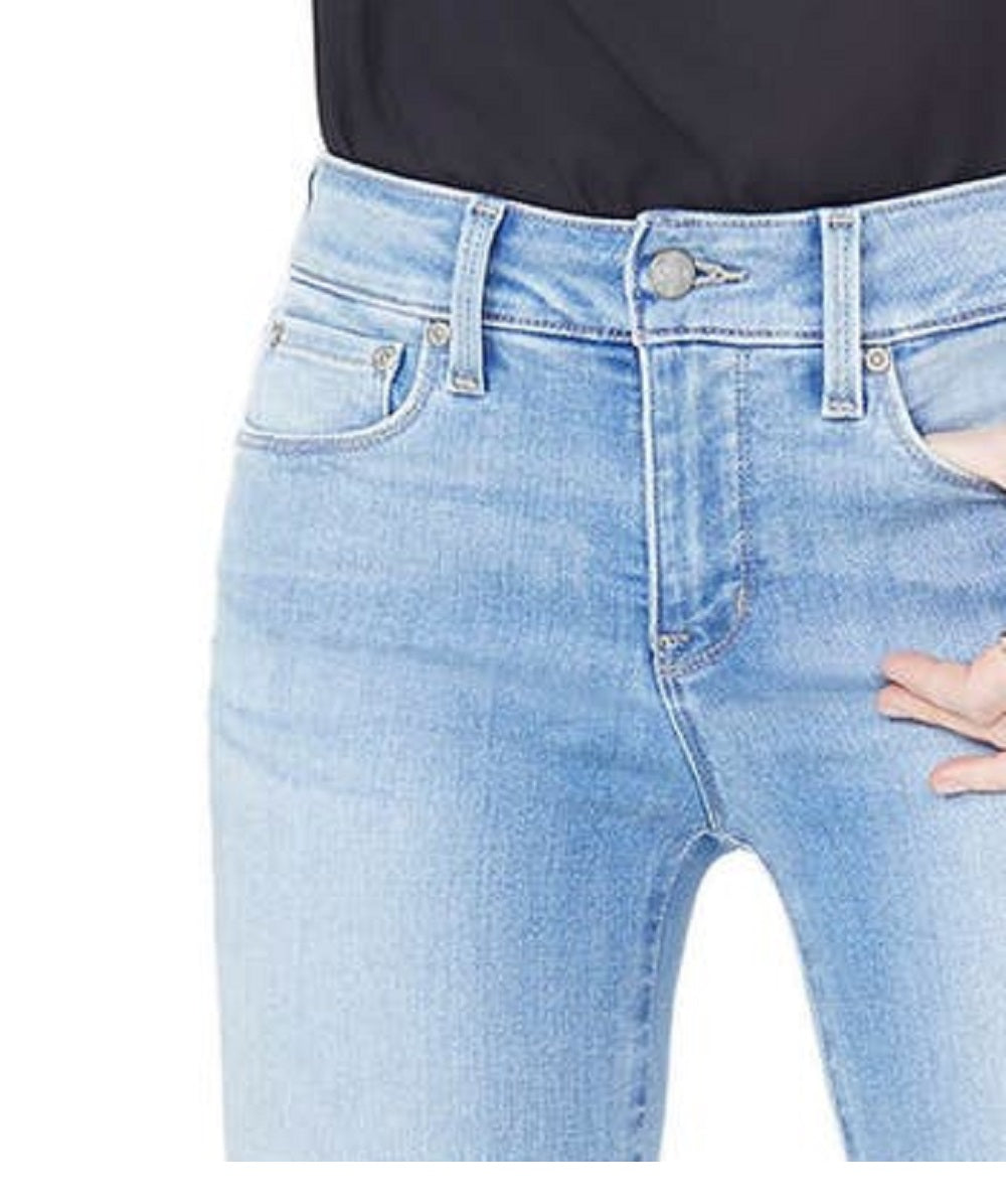 Calça jeans feminina NYDJ Marilyn Stretch com perna reta, azul, tamanho 10