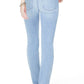 Calça jeans feminina NYDJ Marilyn de cintura alta elástica, perna reta, azul, tamanho 16