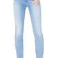Calça jeans feminina NYDJ Marilyn de cintura alta elástica, perna reta, azul, tamanho 16