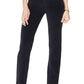 Calça casual feminina Nydj Marilyn Ponte preta tamanho 10