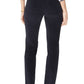 Calça casual feminina Nydj Marilyn Ponte preta tamanho 10