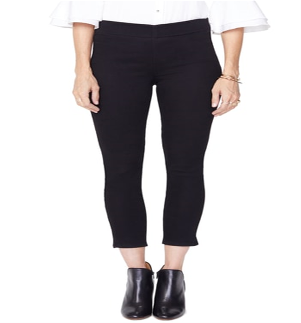 Calça jeans skinny feminina NYDJ preta tamanho 12