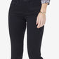 Calça Jeans Bootcut Barbara Tummy Control Feminina NYDJ Preta Tamanho 14 Petite