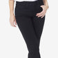Calça jeans feminina NYDJ Marilyn Tummy-Control com perna reta, preta, tamanho 12, pequena