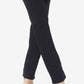 Calça jeans feminina NYDJ Marilyn Tummy-Control com perna reta, preta, tamanho 12, pequena