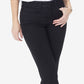 Calça jeans feminina NYDJ Marilyn Tummy Control com perna reta, preta, tamanho 14, pequena