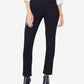 Calça jeans feminina NYDJ Sheri Tummy-Control Slim-Leg preta tamanho 14 Petite