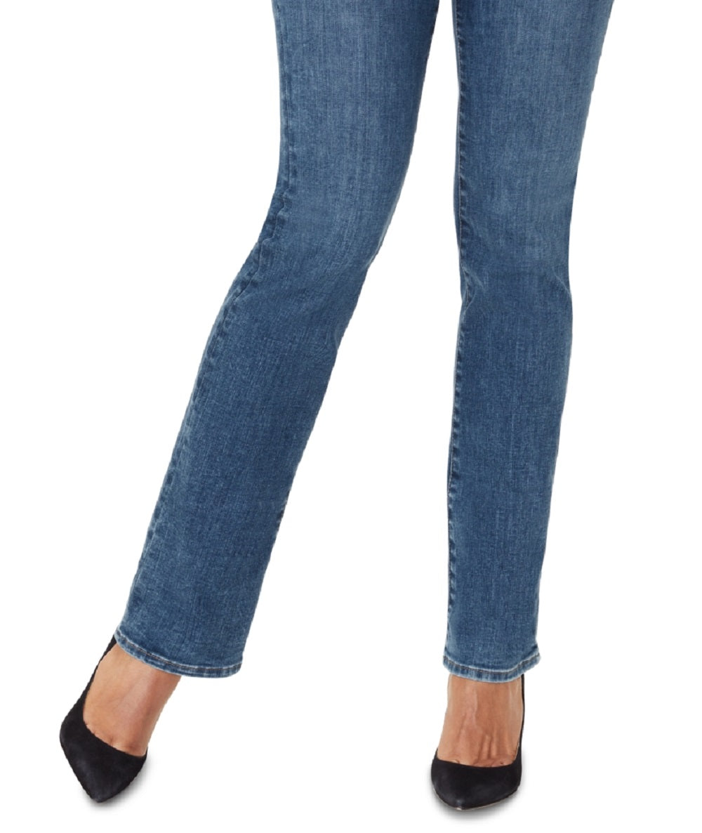 Calça jeans feminina NYDJ Barbara Tummy Control Bootcut, azul, tamanho 0