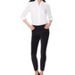 Calça skinny de veludo elástico Ami feminina NYDJ, preta, tamanho 6