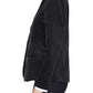 Blazer de veludo feminino NYDJ, preto, tamanho pequeno