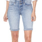 Shorts jeans Briella com bainha enrolada feminino NYDJ, azul, tamanho 12