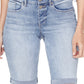 Shorts jeans Briella com bainha enrolada feminino NYDJ, azul, tamanho 12