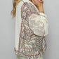 Pol - Floral Contrast Top