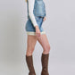 Judy Blue - High Waisted Tummy Control Shearling Cuff Shorts