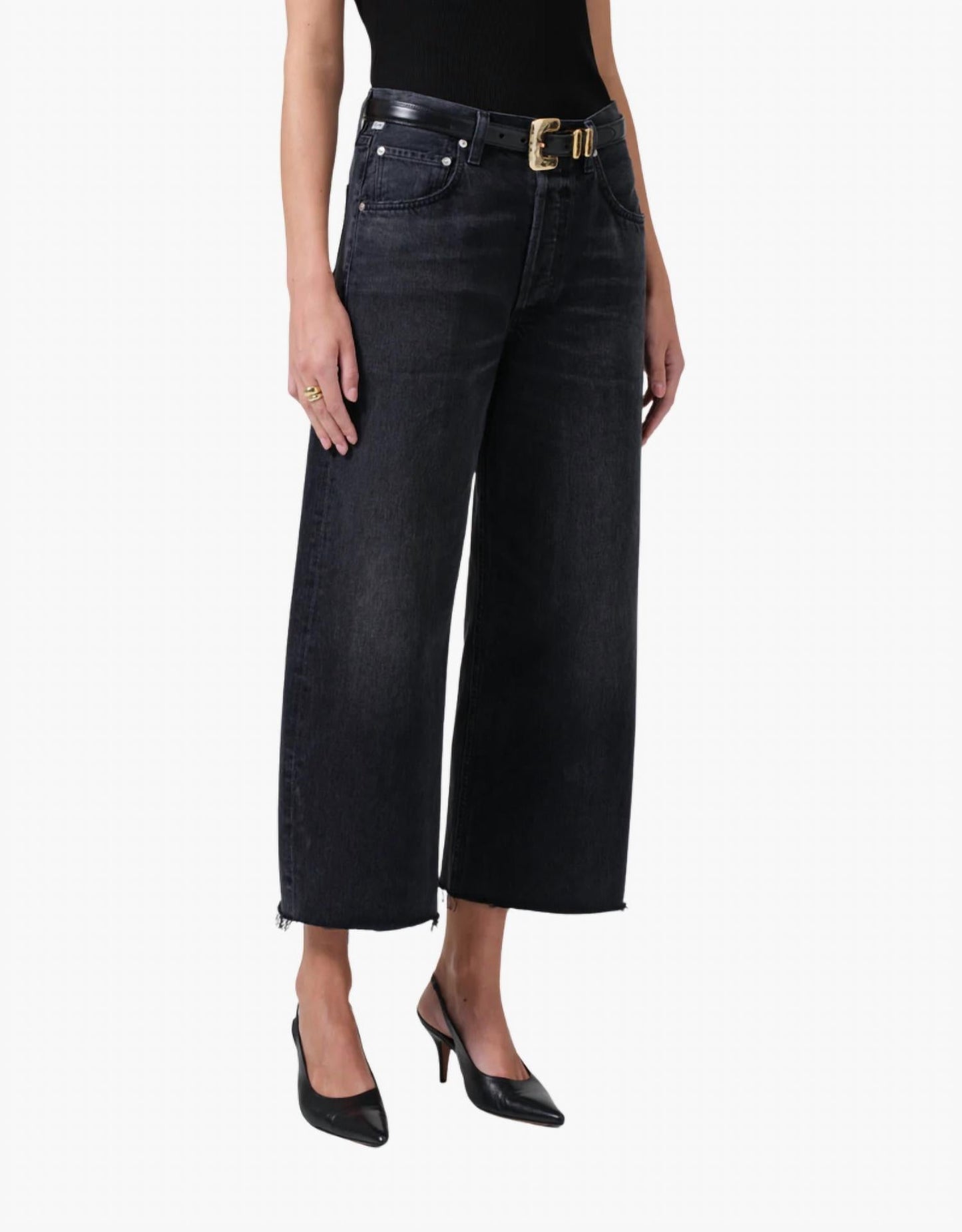 Citizens Of Humanity - Ayla Raw Hem Cropped Jeans