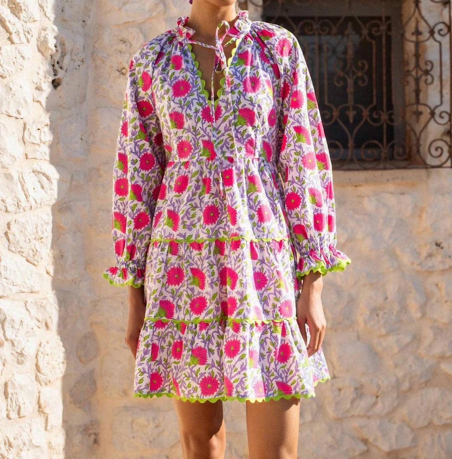 Pink City Prints - Luna Mini Dress