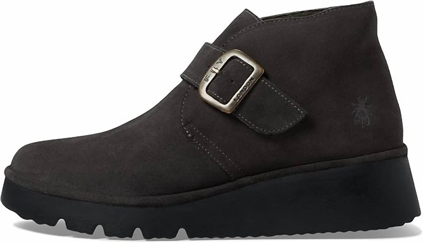 Fly London - Women's Leather Wedge Ankle Boot