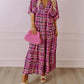 Entro - Pretty in Plaid Maxi Dress