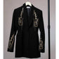 Blue B - Rodeo Embroidered Tunic Blazer